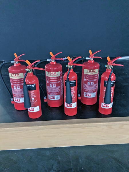 fire extinguishers