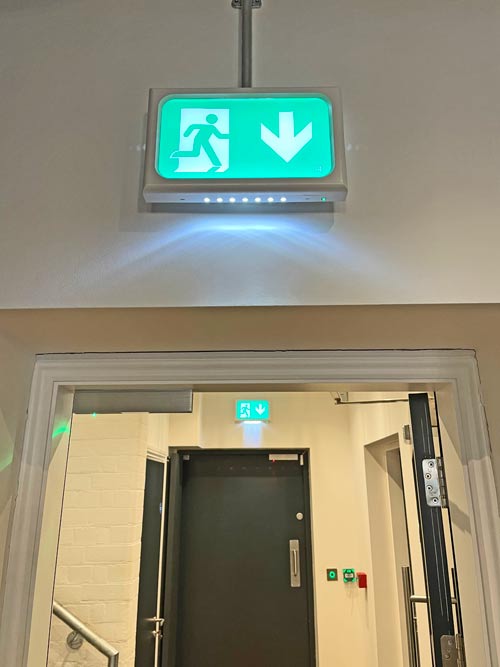 emergency exit lighting